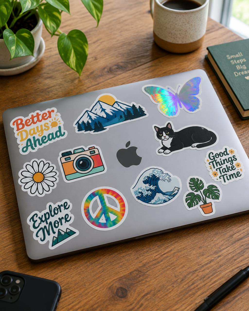 Eksempel på stickers